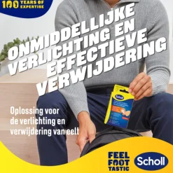 Scholl Eelt Verwijderpleisters 4 stuks