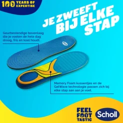 Scholl GelActiv Inlegzolen Casual Small Maat 35.5-40.5 1 paar