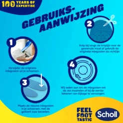 Scholl GelActiv Inlegzolen Casual Small Maat 35.5-40.5 1 paar