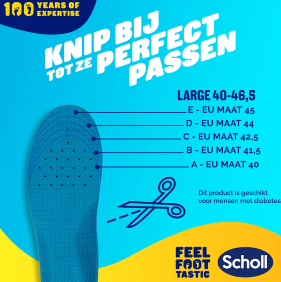 Scholl GelActiv Inlegzolen Casual Small Maat 35.5-40.5 1 paar