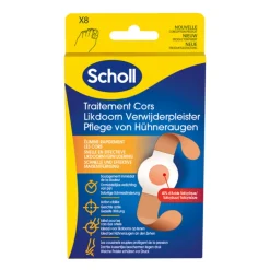Scholl Likdoorn Verwijderpleisters 8 stuks