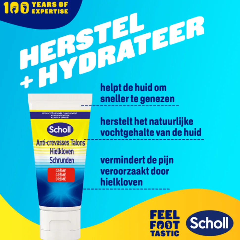 Scholl Pharma Herstellende Creme Hielkloven K+ 120 ml