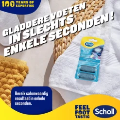 Scholl Velvet Smooth Express Pedi Regular Navulling 2 stuks