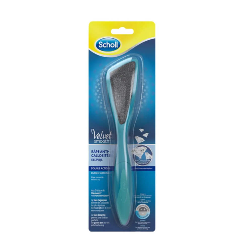 Scholl Velvet Smooth Voetvijl Diamantkristallen Anti-Eelt