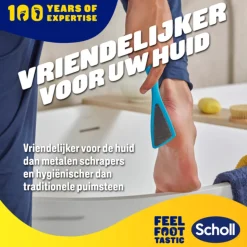 Scholl Velvet Smooth Voetvijl Diamantkristallen Anti-Eelt