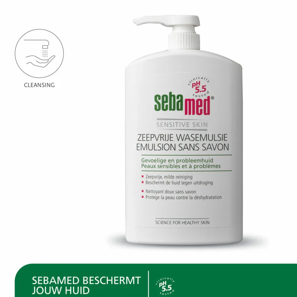 Sebamed Zeepvrije Wasemulsie Pomp 300 ml