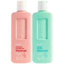 Seepje Witte Perzik en Cederhout + Eikenmos en Neroli Douchegel Pakket