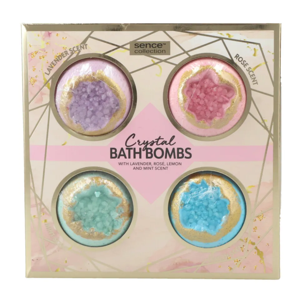 Sence Bruisbal Crystal Bath Bomb Geschenkset 1 set