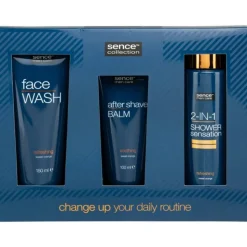 Sence Modern Rich Geschenkset 2-in-1 Shampoo en Douchegel + Aftershave balsem + Gezichtsreiniger 1 set
