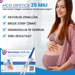 Sensitest Zwangerschapstest Dipstick 3 stuks