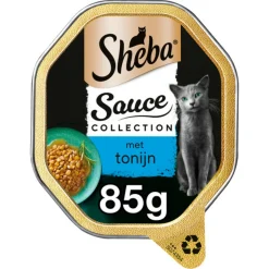 Sheba Kattenvoer Natvoer Sauce Lovers Tonijn 85 gr
