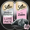 Sheba Perfect Portions Kattenvoer Natvoer Luxe Zalm Paté 112,5 gr