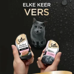 Sheba Perfect Portions Kattenvoer Natvoer Luxe Zalm Paté 112,5 gr