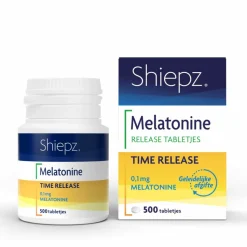 Shiepz Melatonine 0.1 mg Time Release 500 tabletten