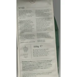 Simon Levelt Koffie Organico Forte 250 gr