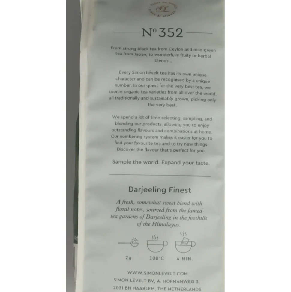Simon Levelt Premium Organic Tea Darjeeling Finest 90 gr