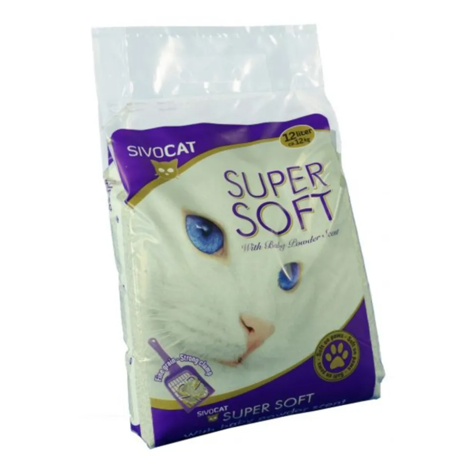 Sivocat Kattenbakvulling Super Soft Babypoeder 12 liter