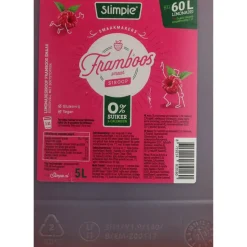 Slimpie Siroop Framboos 5 liter