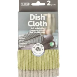 Smart Microfiber System Microvezel Vaatdoek Groen Groen 2 stuks