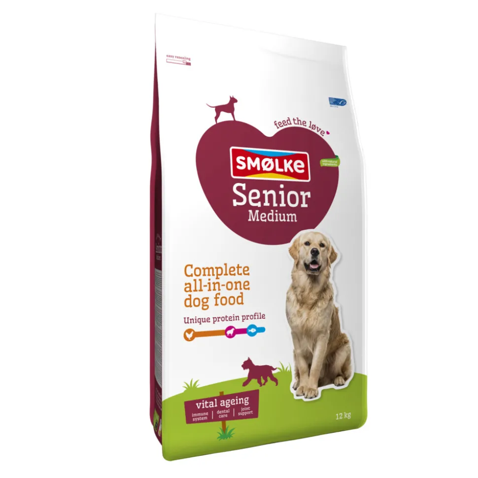 Smolke Hondenvoer Senior Medium 12 kg