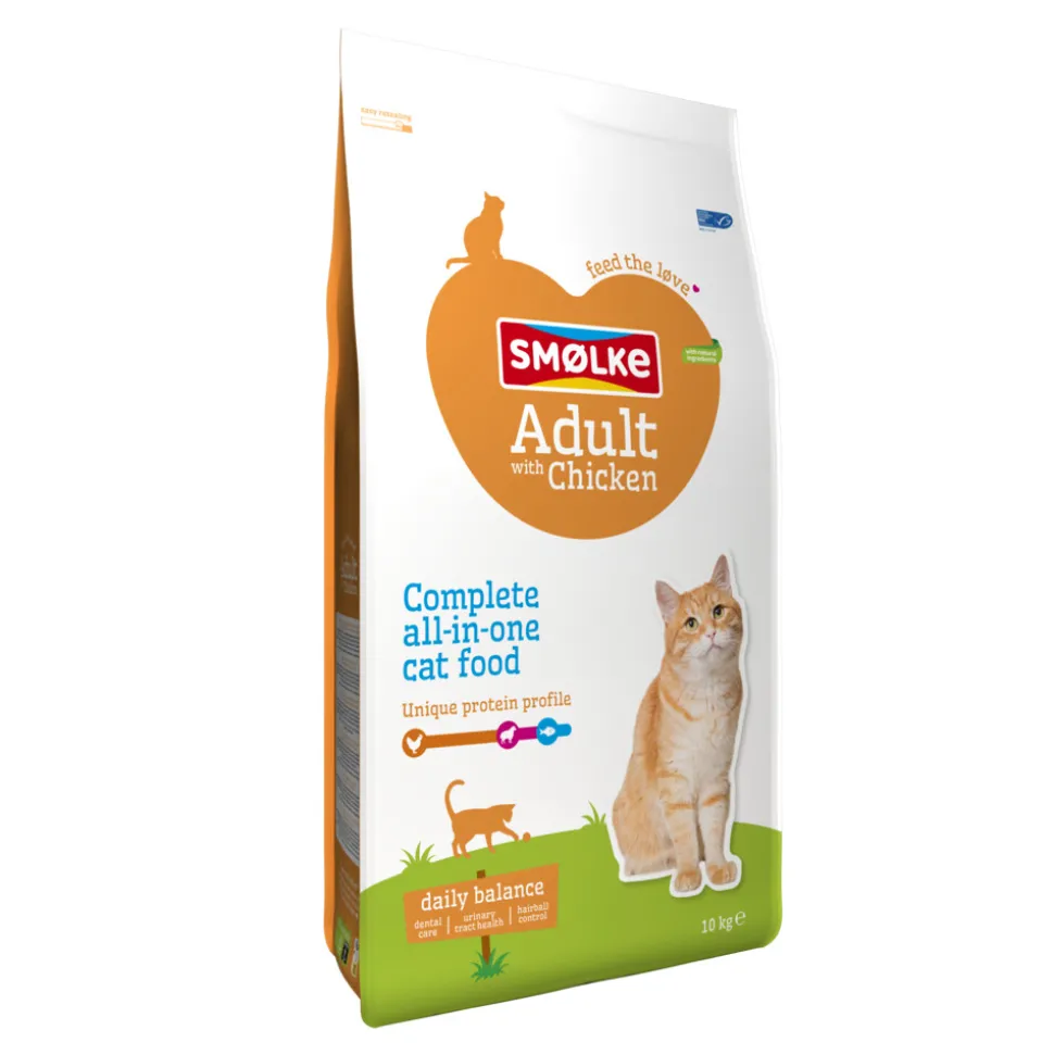 Smolke Kattenvoer Adult Kip 10 kg