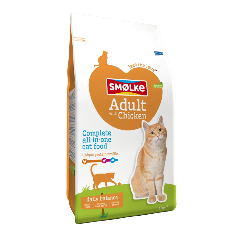Smolke Kattenvoer Adult Kip 4 kg