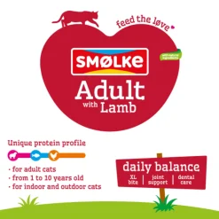 Smolke Kattenvoer Adult Lam 2 kg