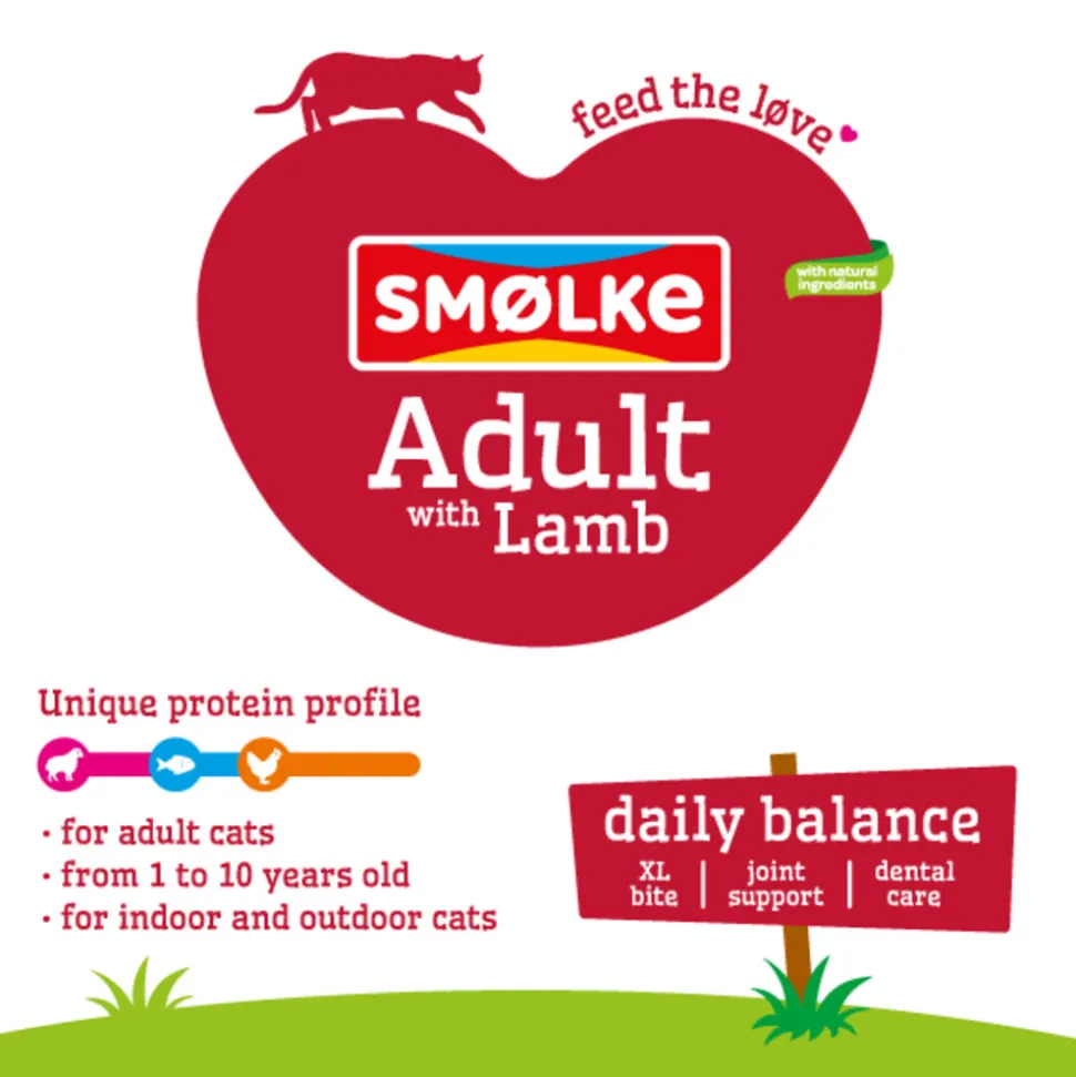 Smolke Kattenvoer Adult Lam 2 kg