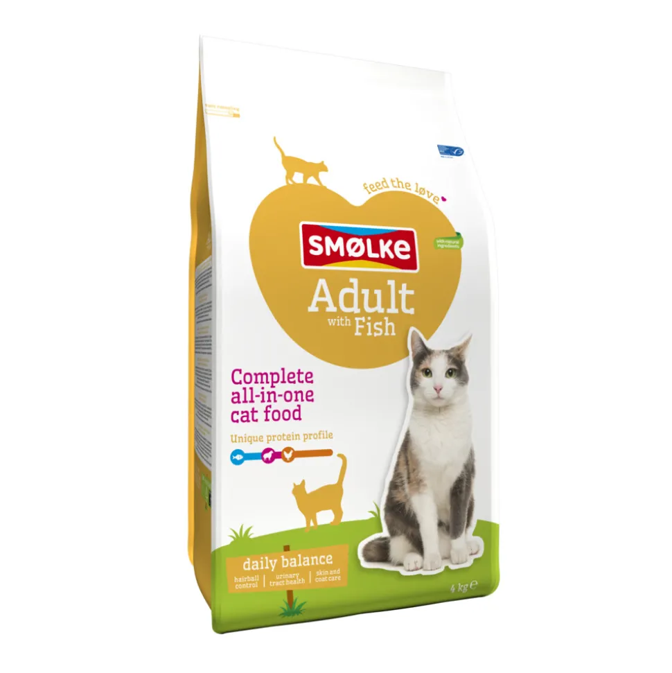 Smolke Kattenvoer Adult Vis 4 kg