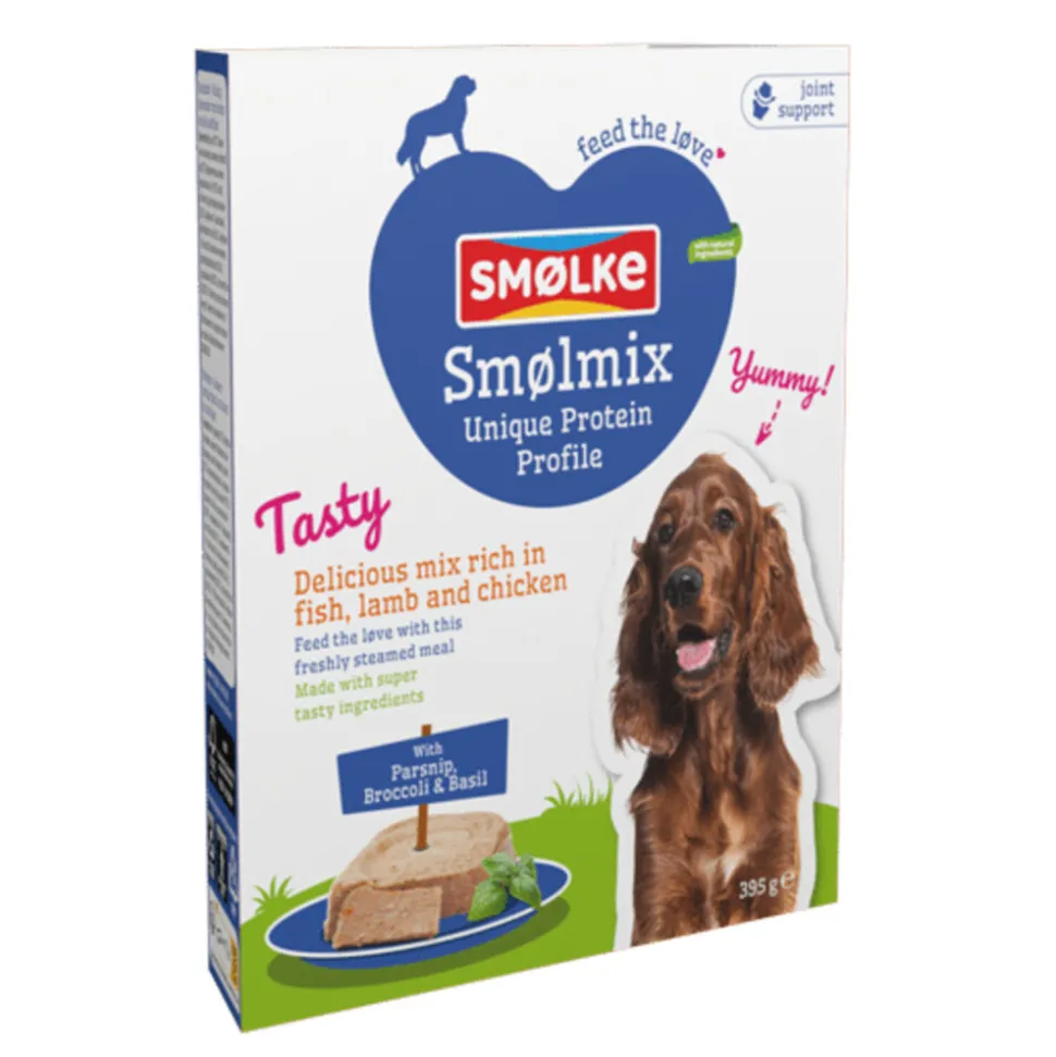 Smolke Vers Gestoomd Hondenvoer Nat Smølmix 395 gr