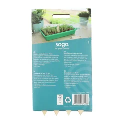 SOGO Houten Steeketiket 15 cm 24 stuks