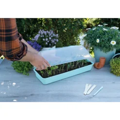 SOGO Vensterbank Kweekkas Maxigrow 20 x 54 x 21 cm