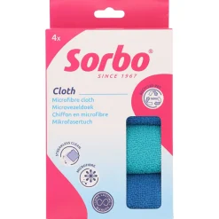 Sorbo Microvezeldoek recycled 35x35cm 4 stuks
