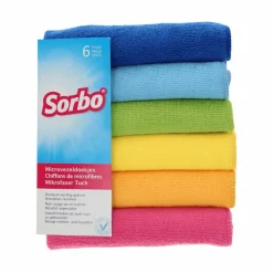 Sorbo Microvezeldoeken Trendy Colors 40 x 40 cm 6 stuks