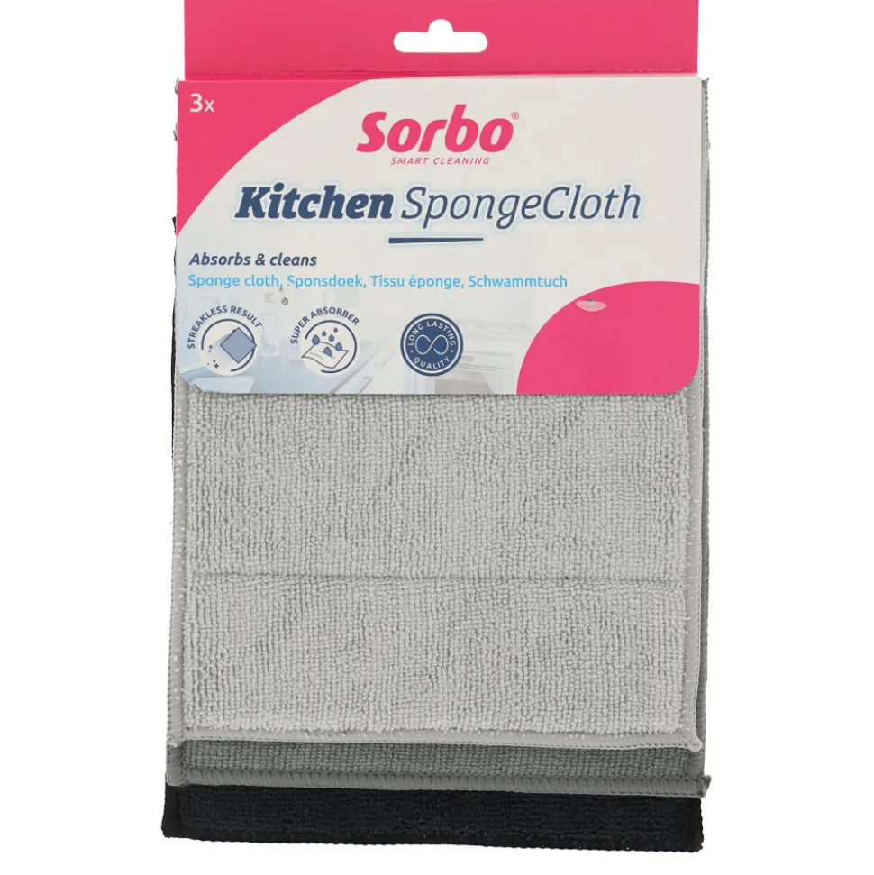 Sorbo Microvezelsponsdoek Home Decor 2 stuks