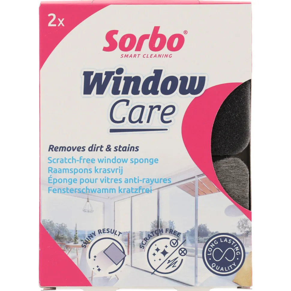 Sorbo Raamspons Window Care 2 stuks