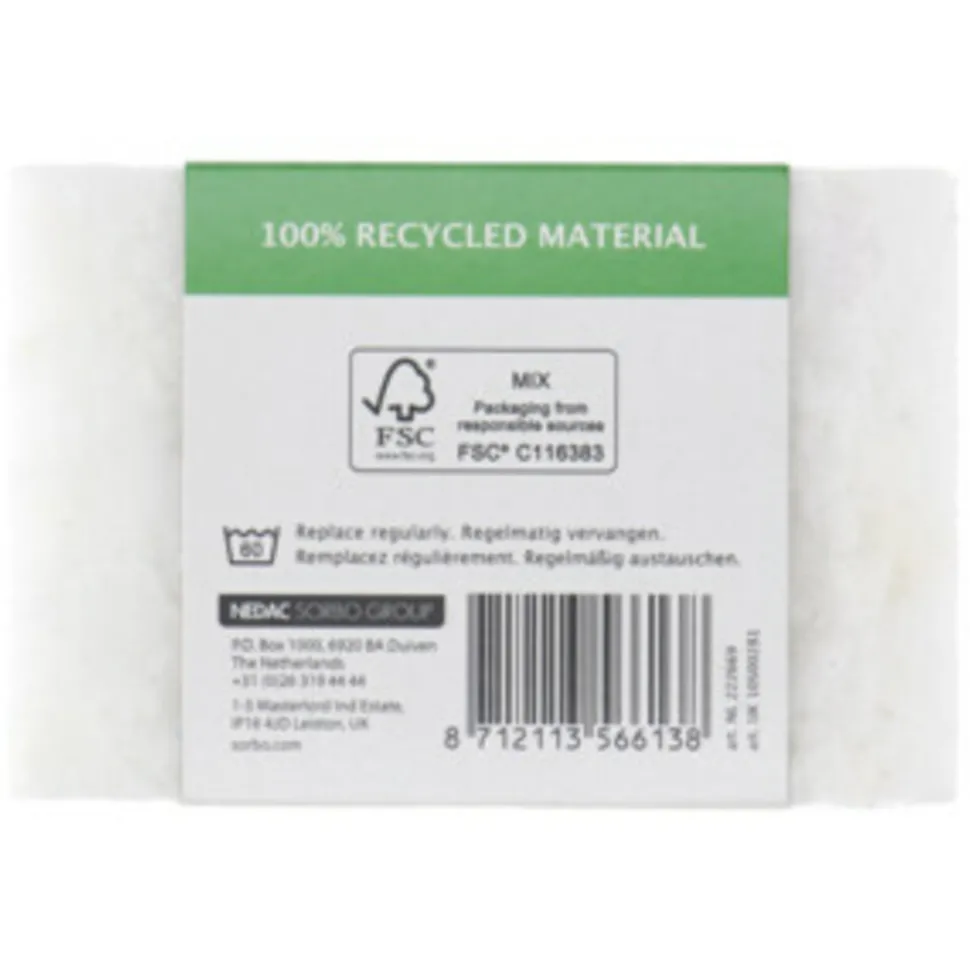 Sorbo Recycled Schuursponsen Krasvrij 2 stuks