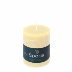 SPAAS Rustieke Pillarkaars ± 35 branduren Ivoor