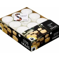 SPAAS Theelichten Maxi Wit 10 Branduren 24 stuks