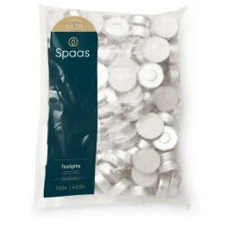 SPAAS Theelichten zak ± 4,5 branduren 100 stuks