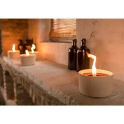 SPAAS Urban Flame Buitenkaars cementlook ± 15 branduren