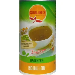 Sublimix Glutenvrij Groentenbouillon zonder Zout 260 gr