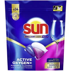 Sun Brilliant Shine All-in 1 Vaatwascapsules 34 stuks