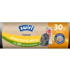 Swirl Afvalzakken met Trekband 30 liter 12 stuks