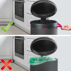 Swirl Pedaalemmerzakken met Fixeerband 60 liter 10 stuks