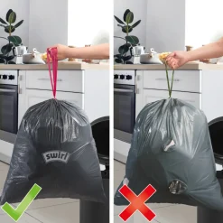 Swirl Vuilniszakken met Trekband 60 liter 10 stuks