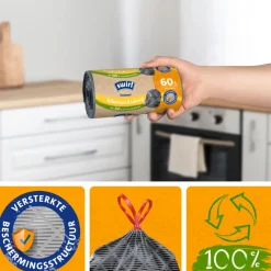 Swirl Vuilniszakken met Trekband 60 liter 10 stuks