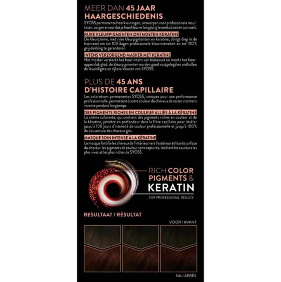 Syoss Baseline Haarverf 3-28 Pure Chocolade