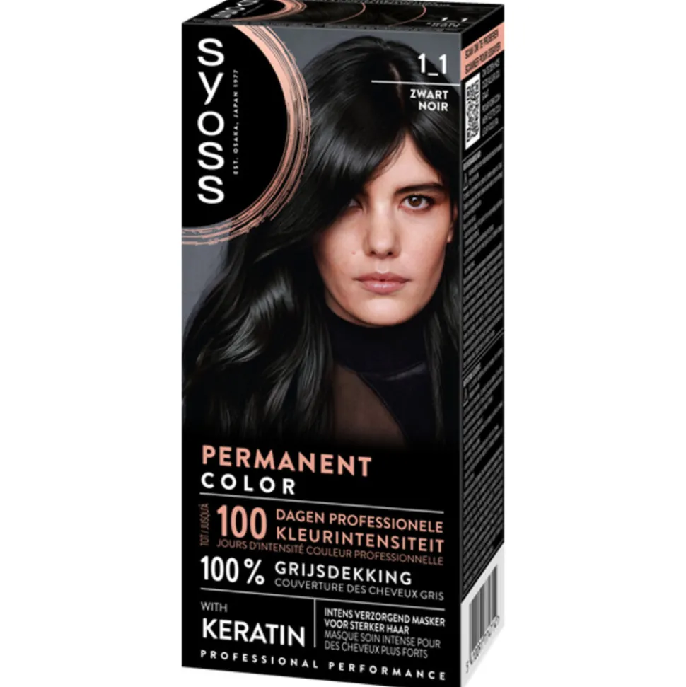Syoss Baseline Haarverf 1-1 Zwart
