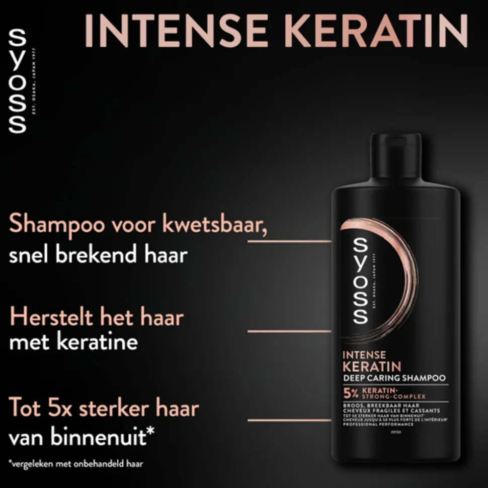 Syoss Keratin Shampoo 440 ml